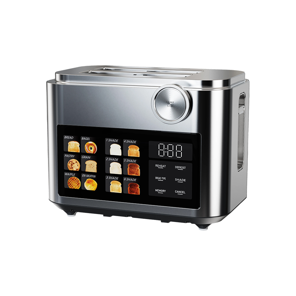 VS-T009L Electric Touch Screen Stainless Steel Automatic Pop-Up Toaster
