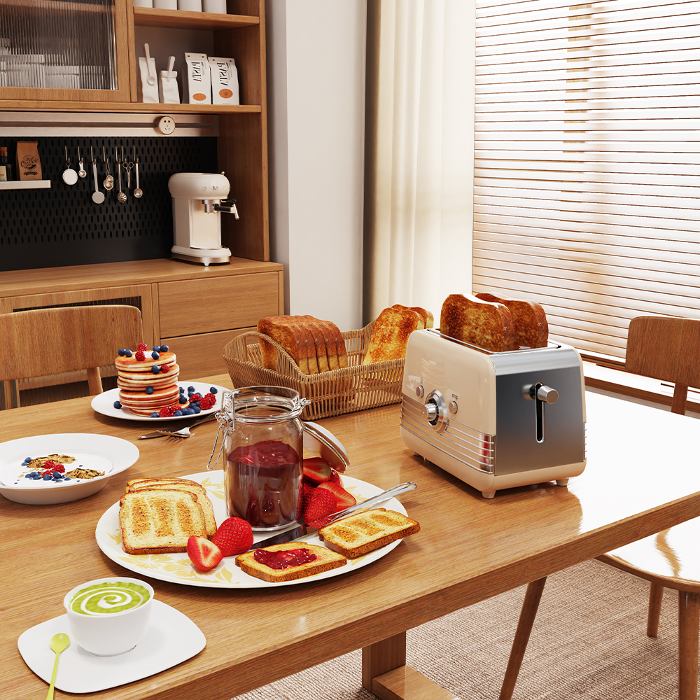 VS-T106 750W Retro Style Electric Toaster