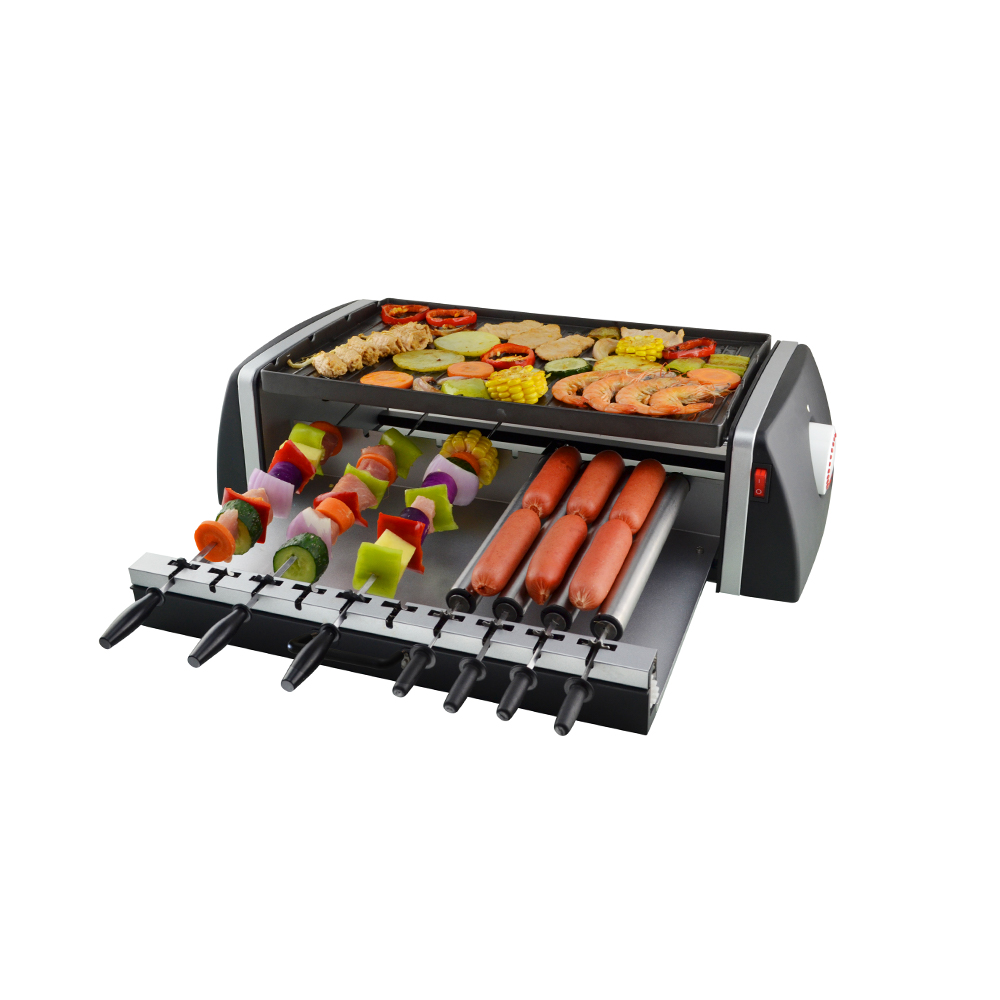 SC-T1088 Stainless Steel Multi-Grill /3 In 1 Table Grill