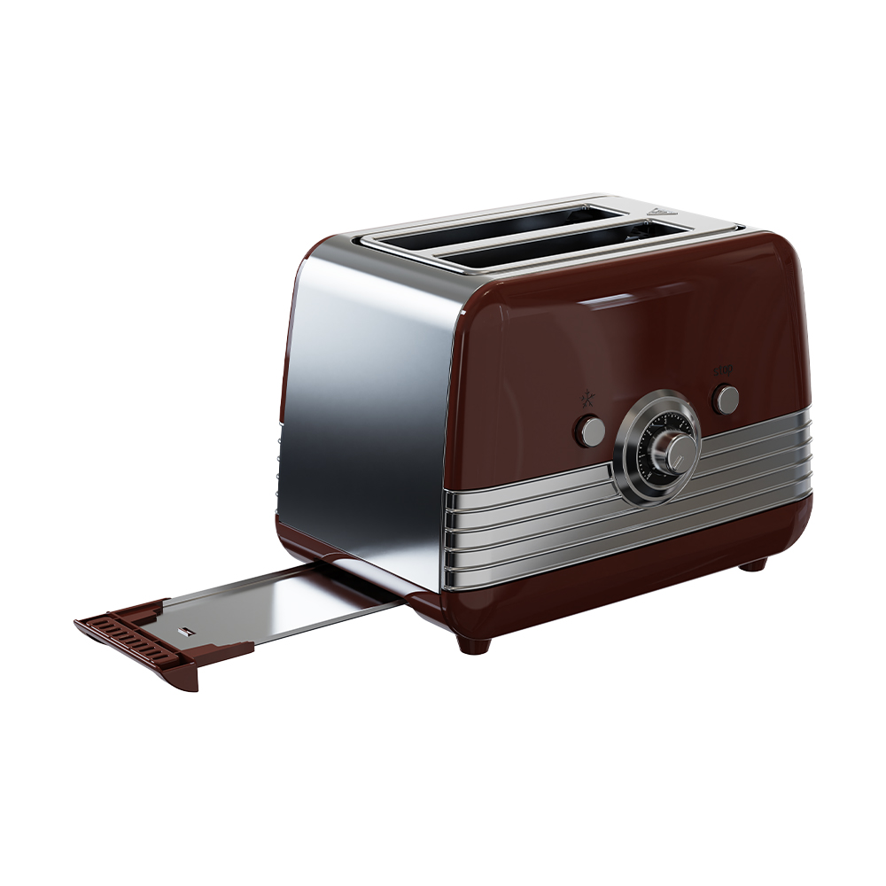 VS-T106 750W Retro Style Electric Toaster