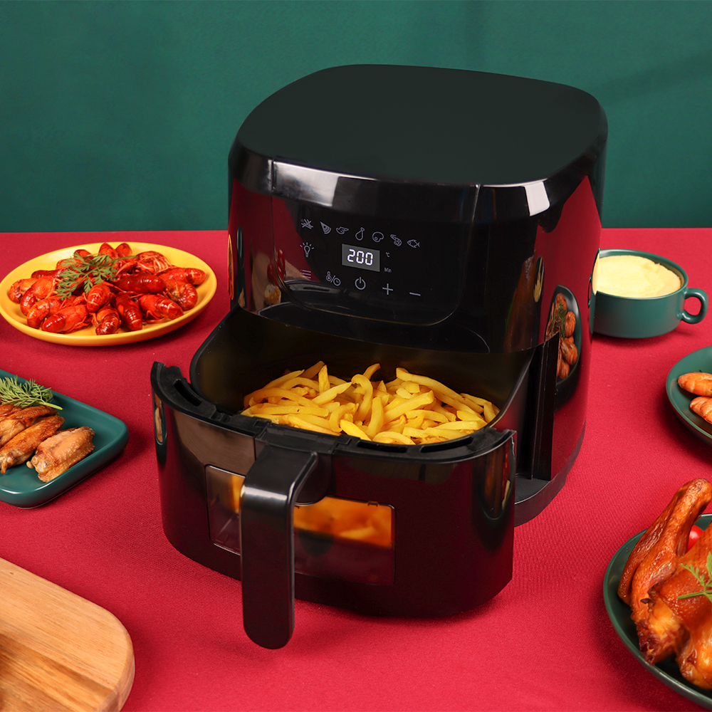 VS-588LW Digital easy touch panel with a fryer steaming rack Air Fryer