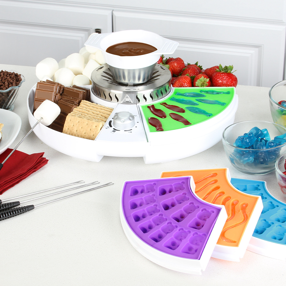 GC-128G 100W Gummy Candy Maker with 4 PP trays