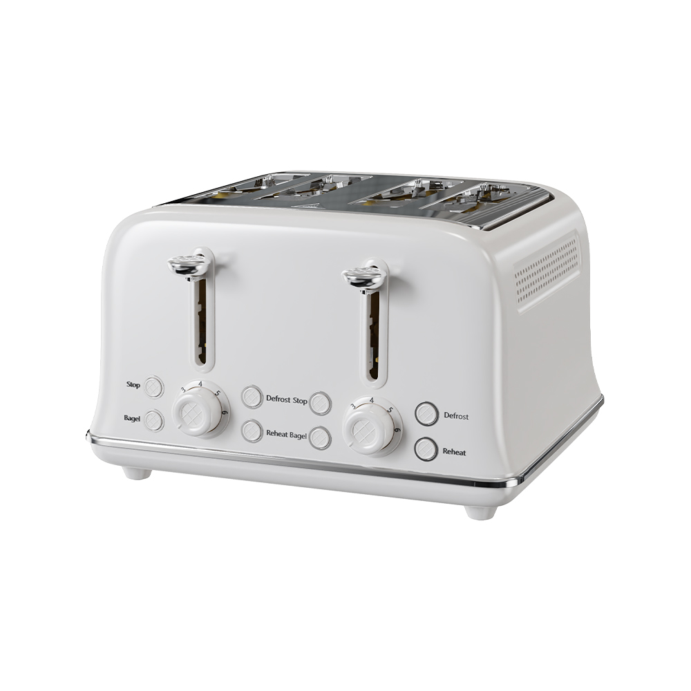 VS-2329 Stainless steel 4-piece electric toaster