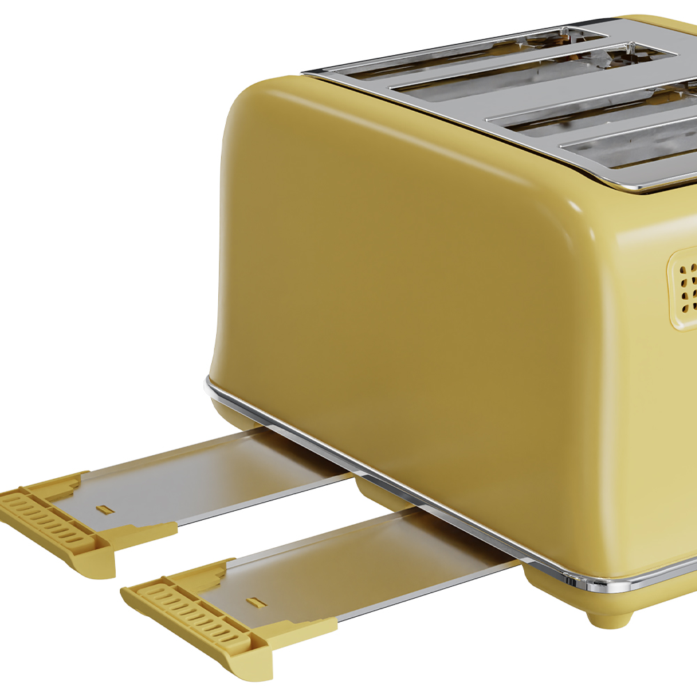 VS-2329 Stainless steel 4-piece electric toaster
